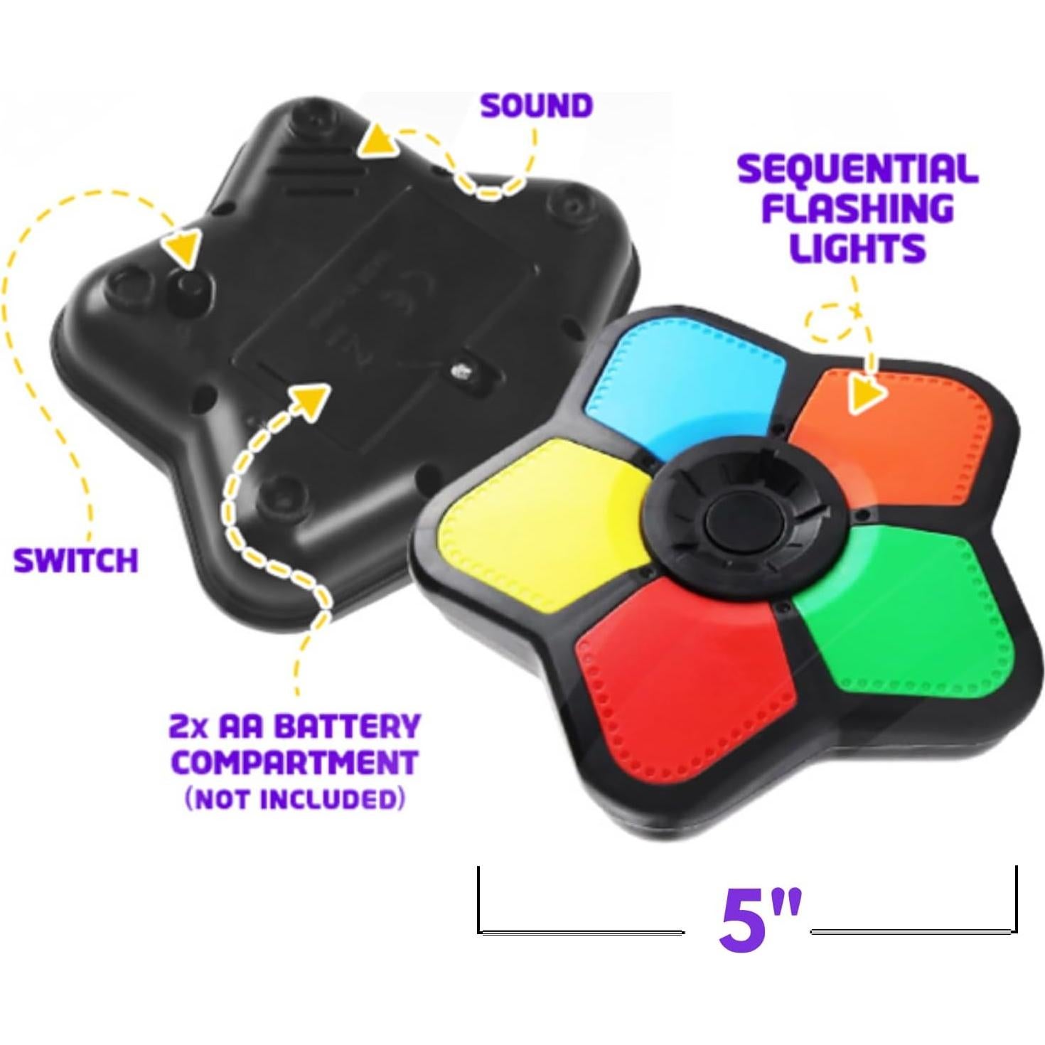 Juego de Memoria Electrónico Gamie para Niños y Adultos