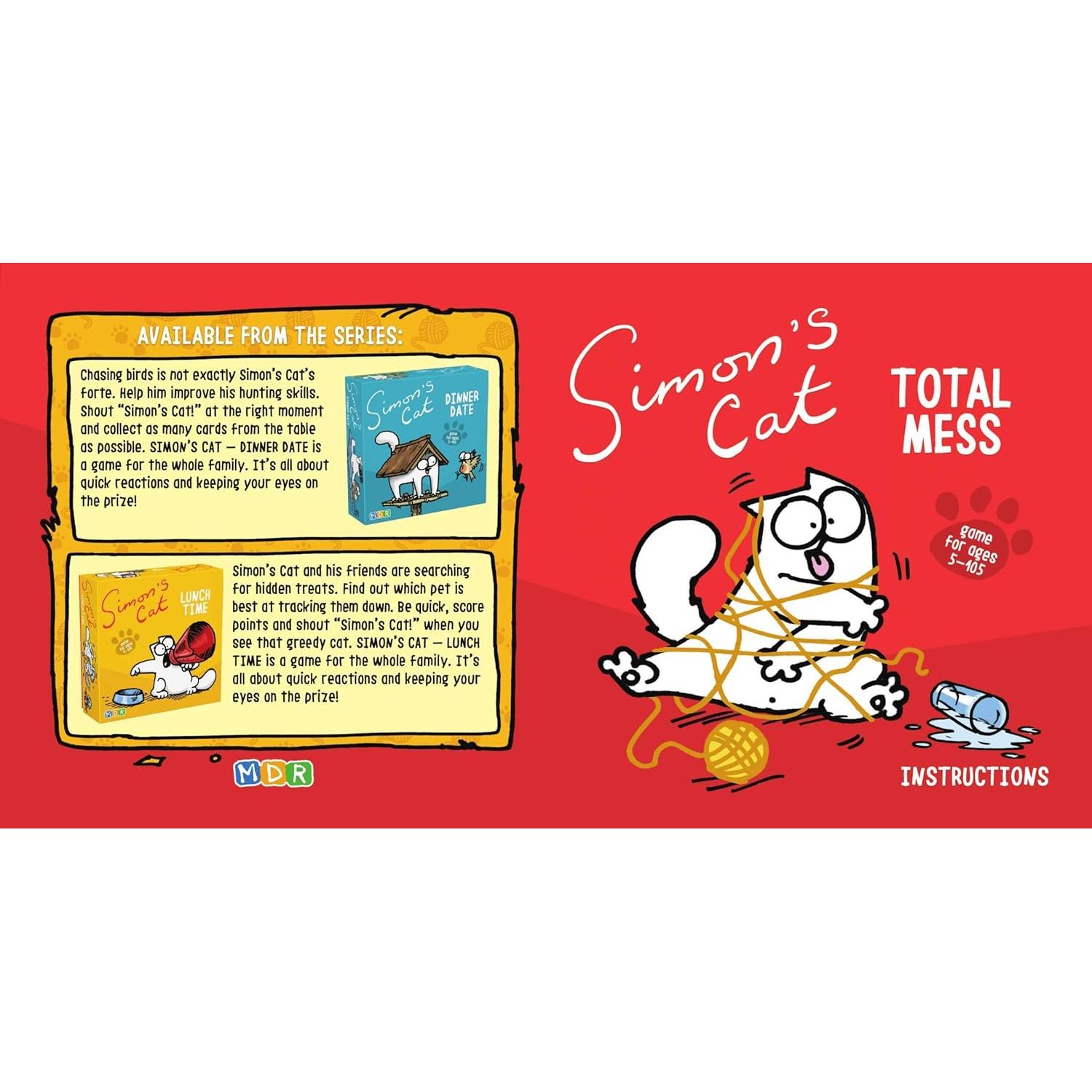 Juego de Cartas Gato de Simon Total Desastre - Familiar