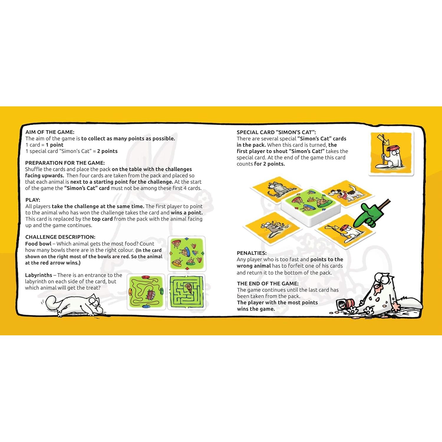 Juego de Cartas El Gato de Simon - Hora del Almuerzo