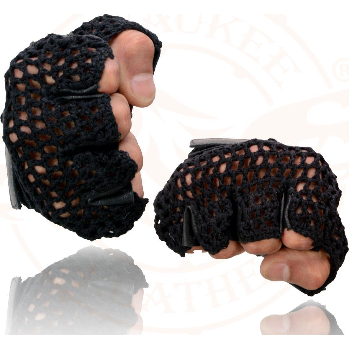 Guantes de Motocicleta Milwaukee Leather SH219 Cuero Negro