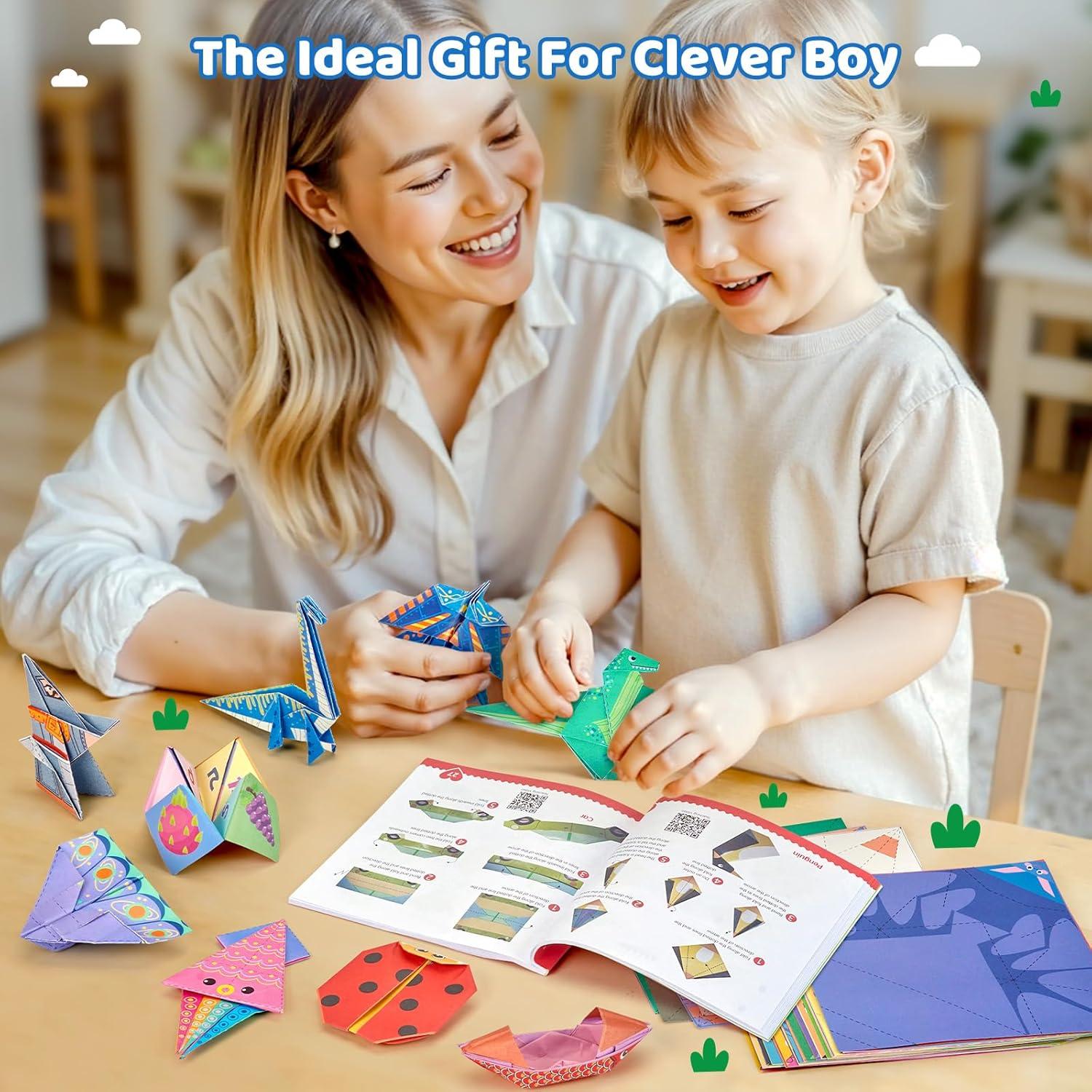 Kit de Origami JoyCat para Niños - 180 Hojas 14x14 cm