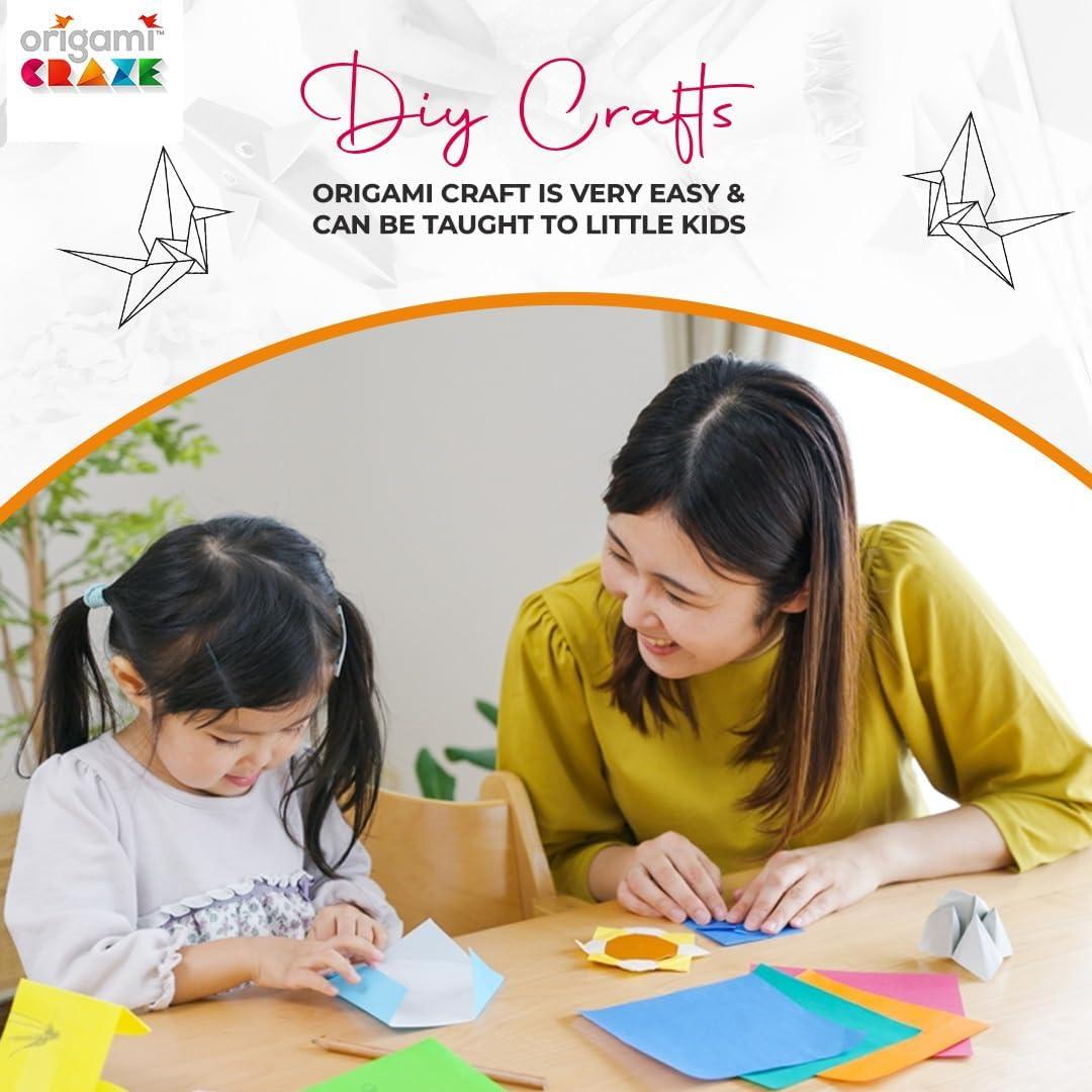 Papel de Origami 500 Hojas 15x15 cm Origami Craze 20 Colores