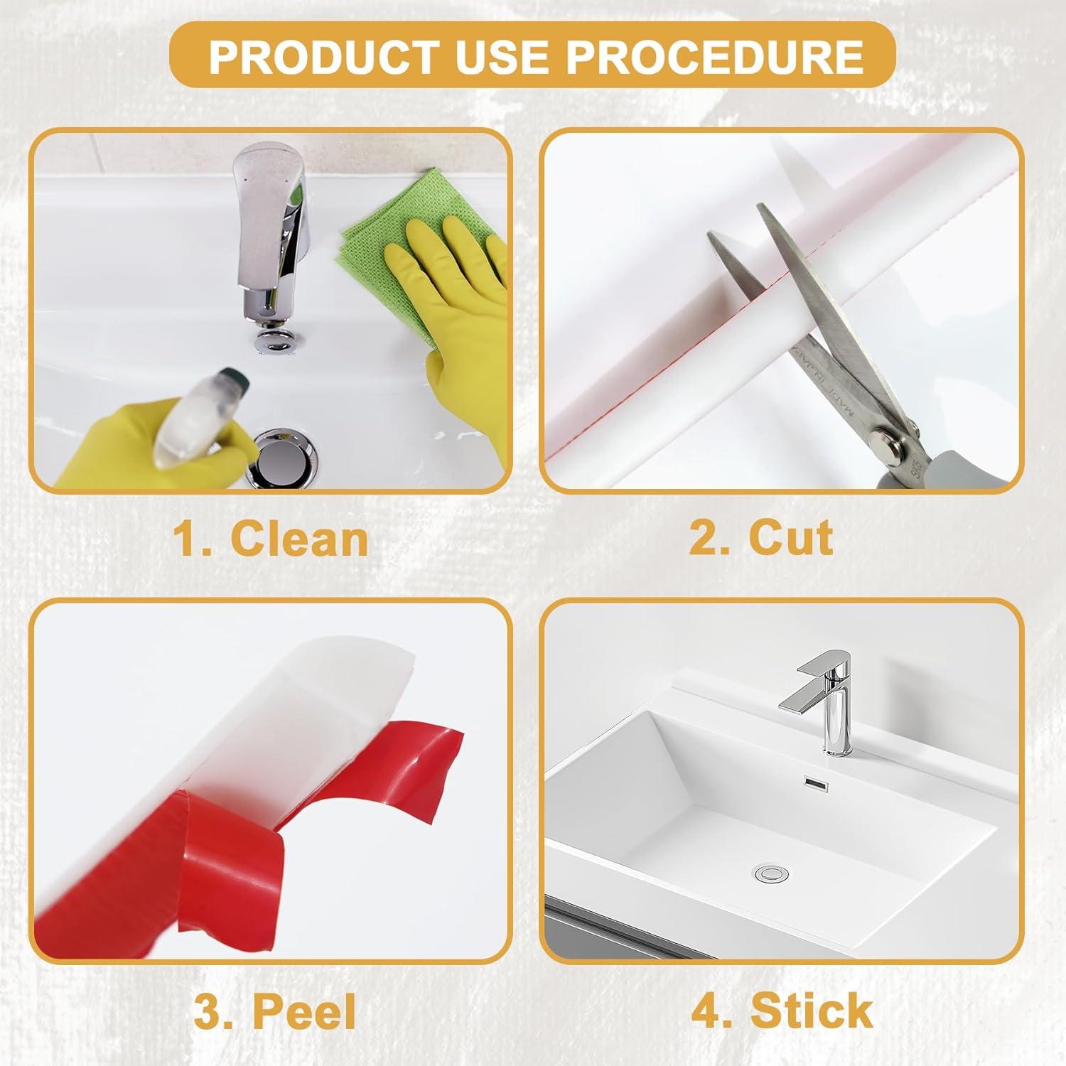 Moldura de Cuarto Redondo Autoadhesiva Soengsau 99 cm Goma Blanca