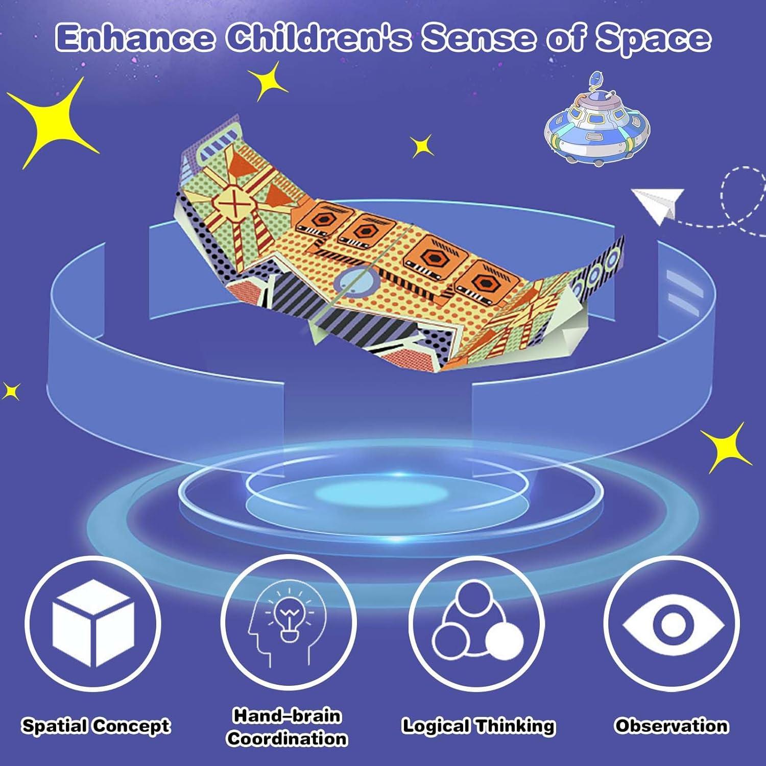 Kit de Aviones de Papel LEERYOUQU - 16 Diseños Clásicos