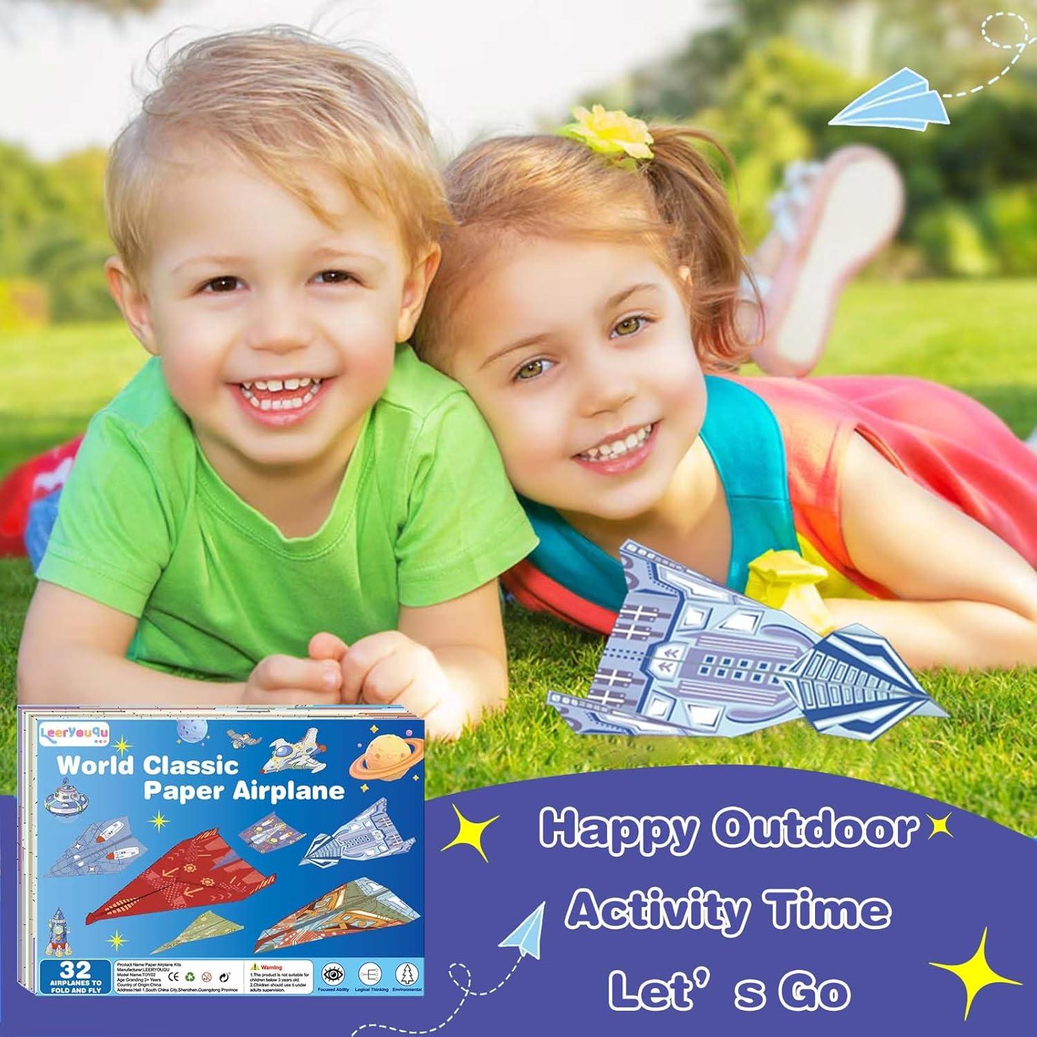 Kit de Aviones de Papel LEERYOUQU - 16 Diseños Clásicos