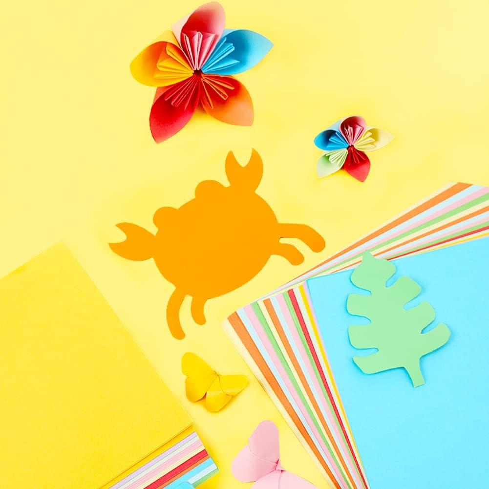 Papel de Origami MIDUOLE 200 Hojas 20 Colores 15.24 cm