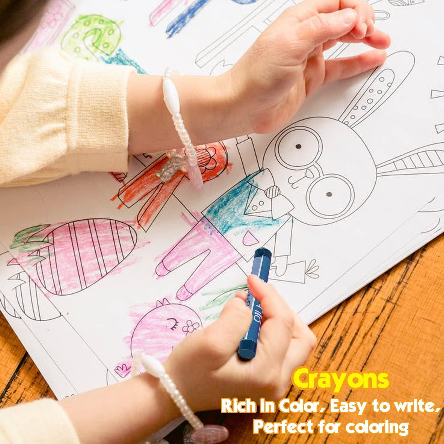 Kit de Arte 208 Piezas PENCCOR con Caballete Doble Rosa