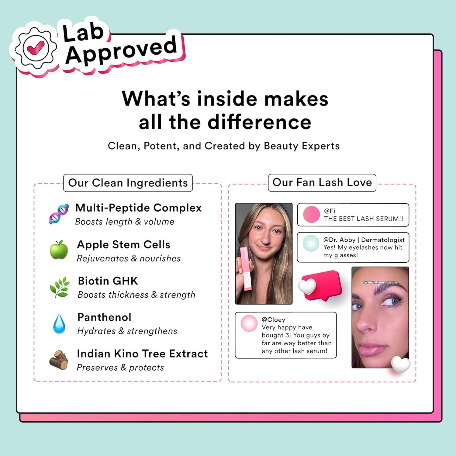 Suero para Pestañas NuOrganic 8ml | Crecimiento Natural Sin Prostaglandinas