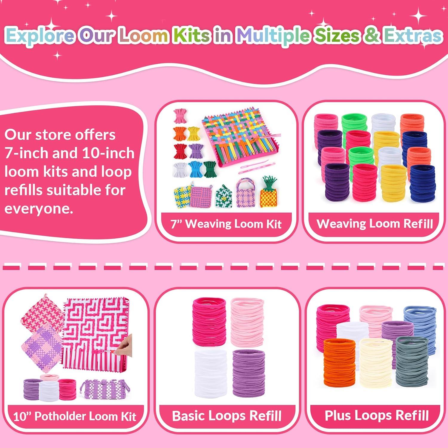 Kit de Telar PREBOX 7" para Niños y Adultos - Artesanías DIY