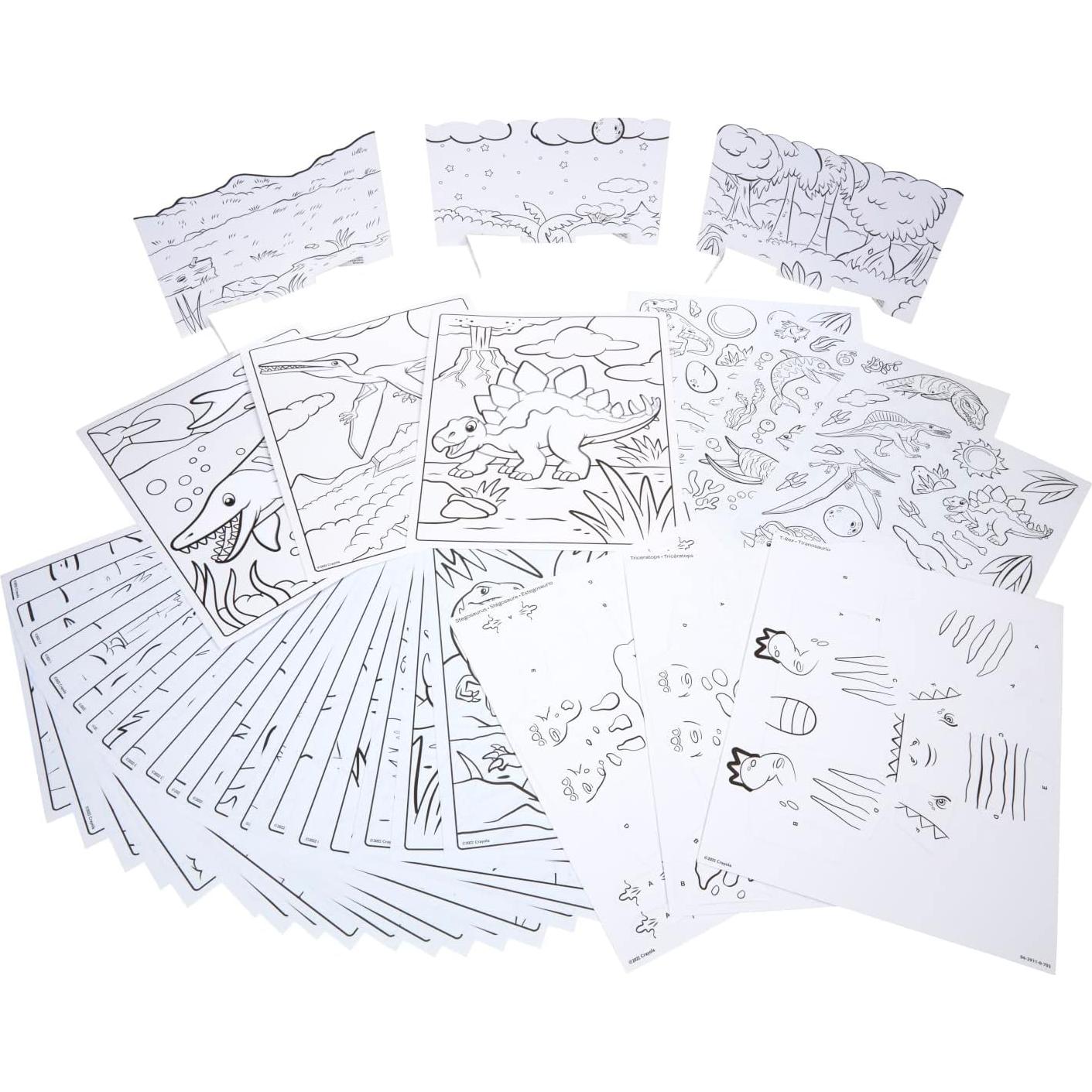 Kit de Arte Crayola Dinosaurio 5-en-1 para Niños 4+