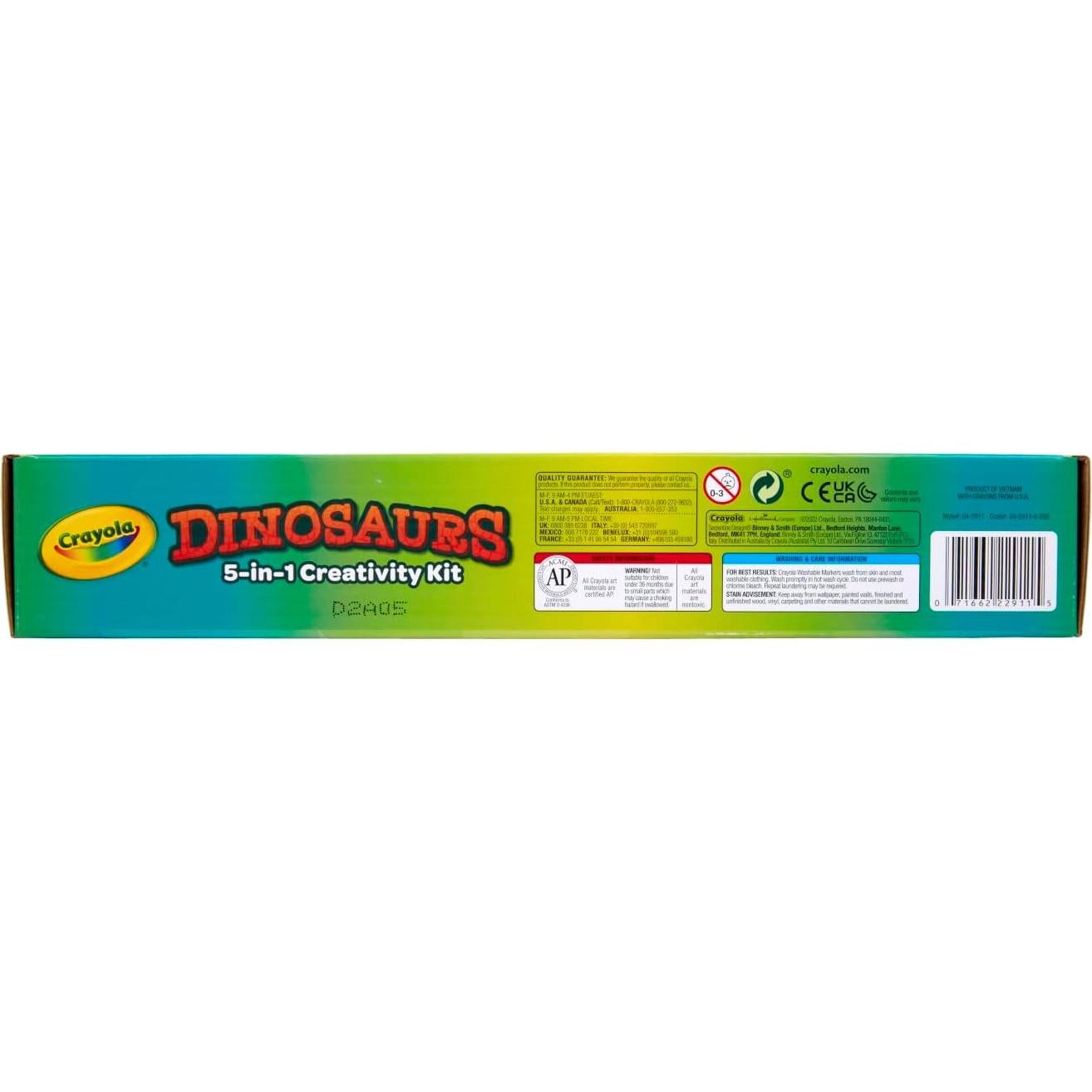 Kit de Arte Crayola Dinosaurio 5-en-1 para Niños 4+