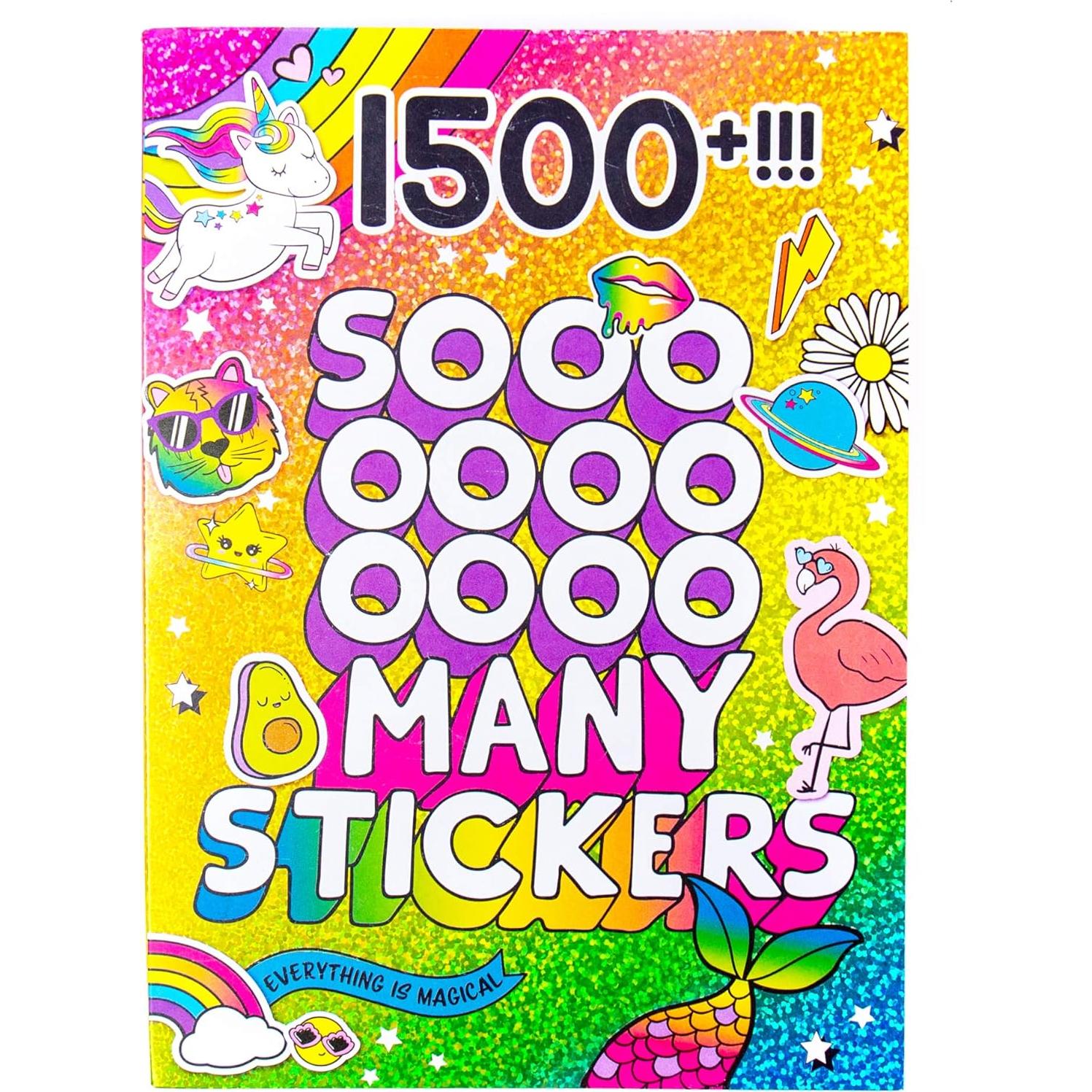 Libro de Stickers Just My Style 1500 Piezas - Kawaii y Colorido