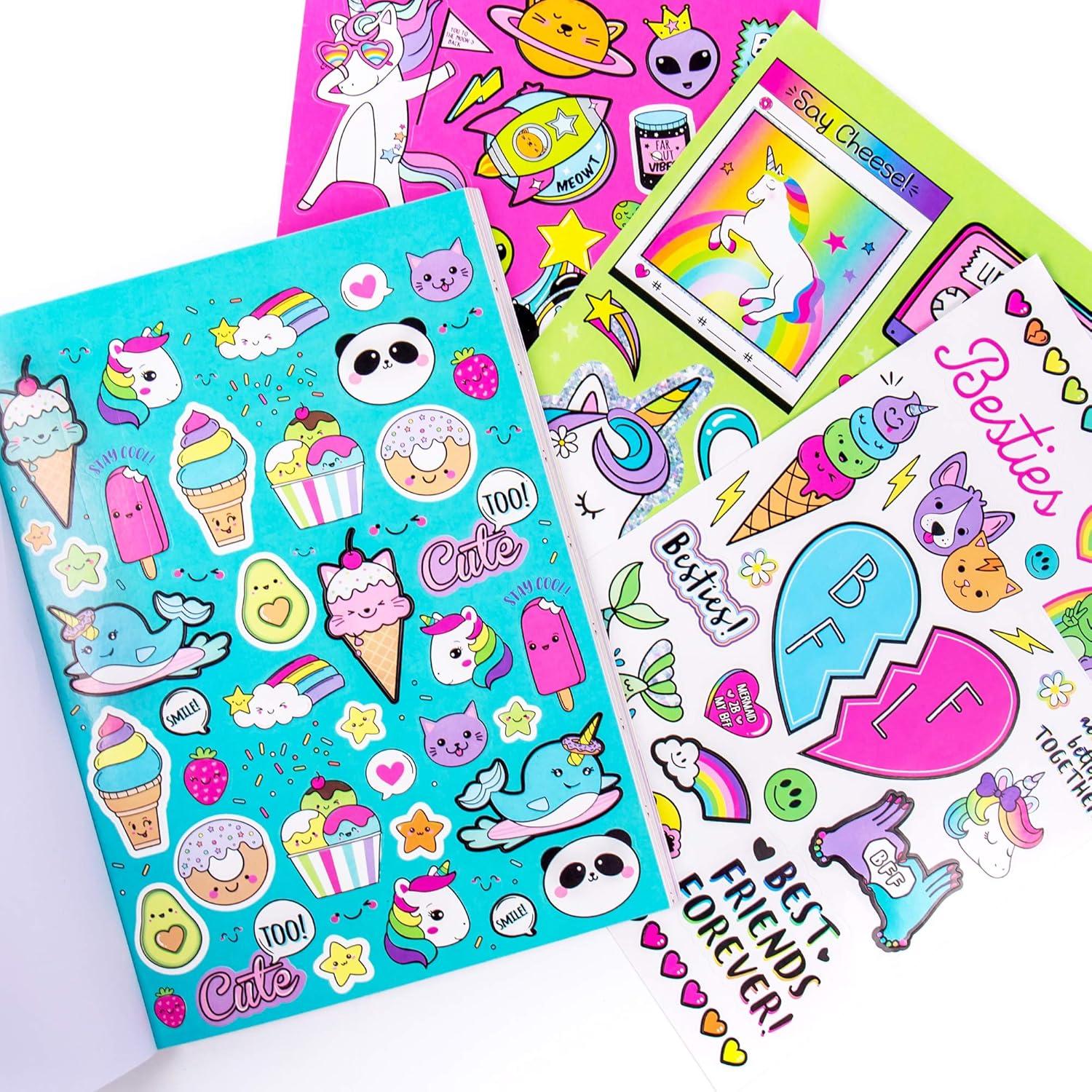 Libro de Stickers Just My Style 1500 Piezas - Kawaii y Colorido