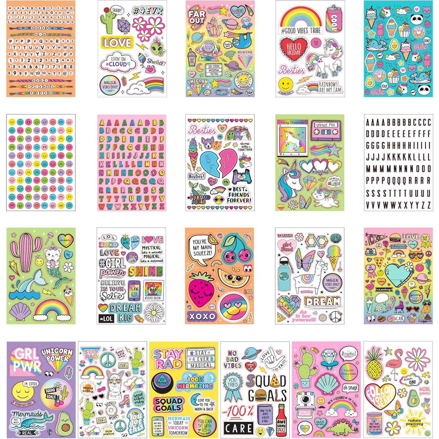 Libro de Stickers Just My Style 1500 Piezas - Kawaii y Colorido
