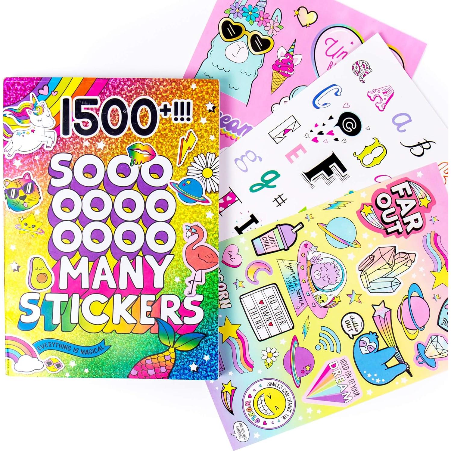 Libro de Stickers Just My Style 1500 Piezas - Kawaii y Colorido