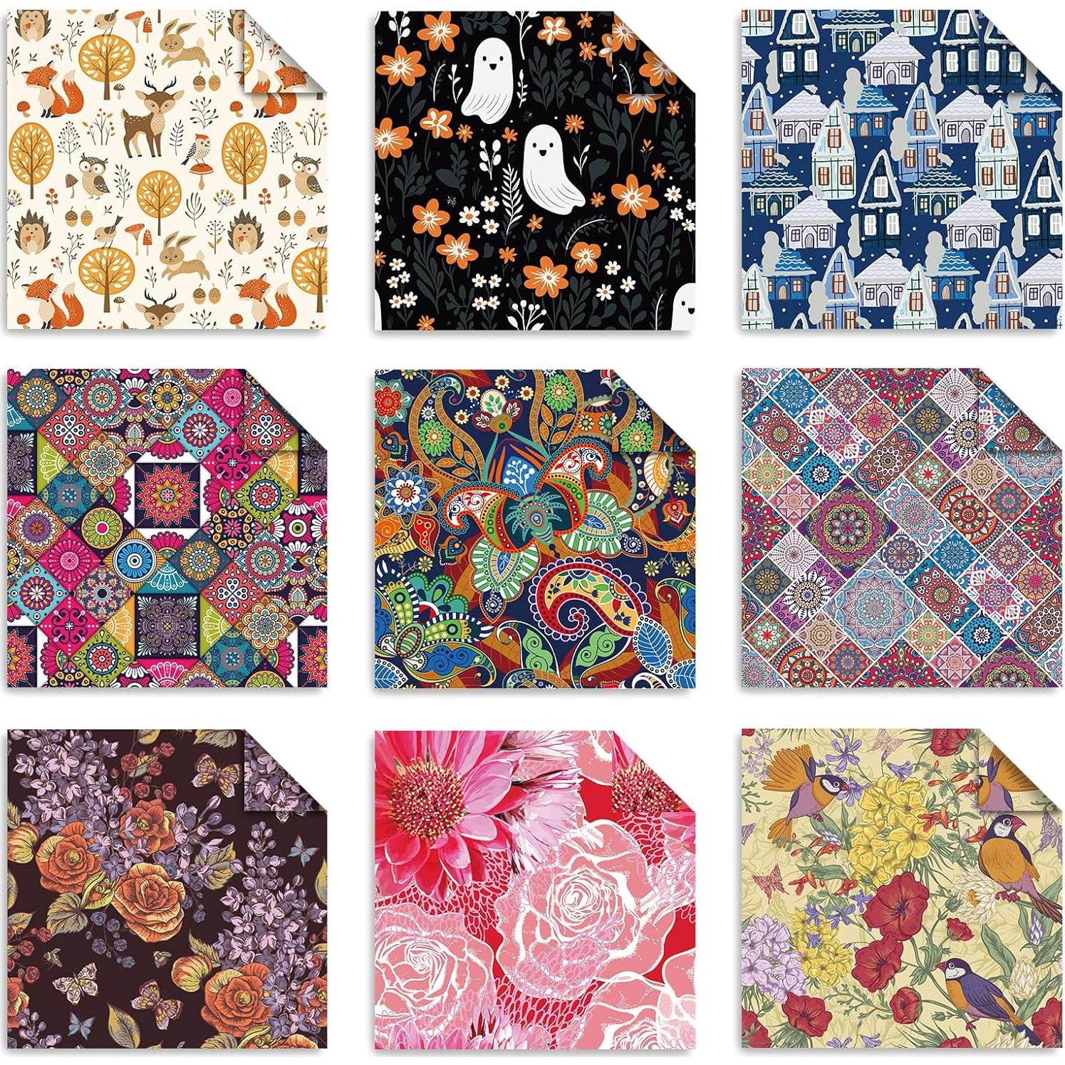 Kit de Papel Origami 15x15 cm 150 Hojas Doble Cara Chiyo