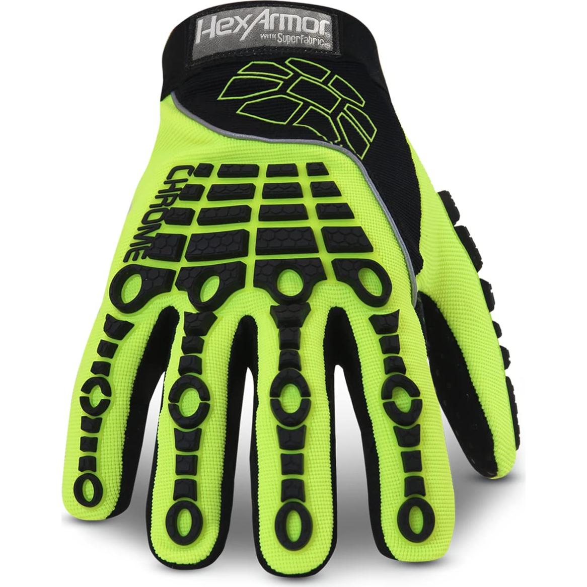 Guantes de Trabajo HexArmor 4026 Alta Visibilidad X-Pequeño