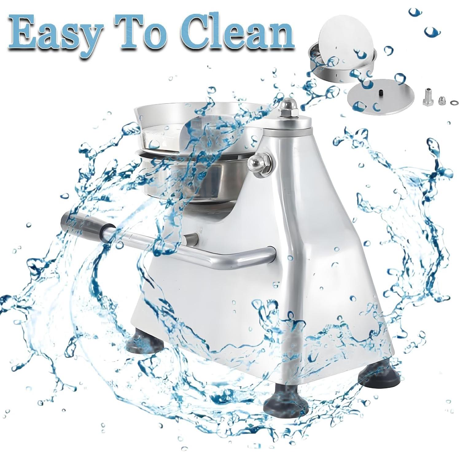 Prensa de Hamburguesas Comercial CTJ 3-en-1 Acero Inoxidable 4-6"