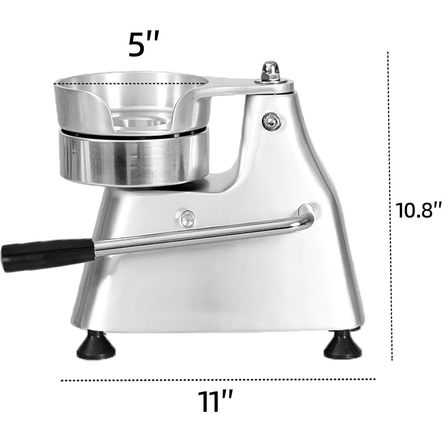 Prensa de Hamburguesas JOHAKYU 3 en 1 Acero Inoxidable 10-15 cm