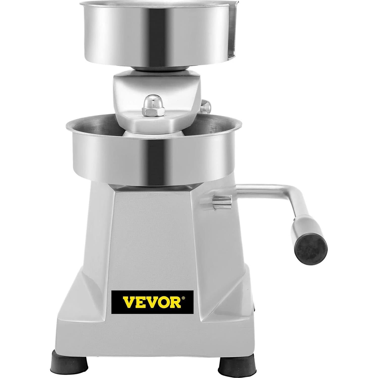 Prensa de Hamburguesas Comercial VBENLEM 100mm Acero Inoxidable