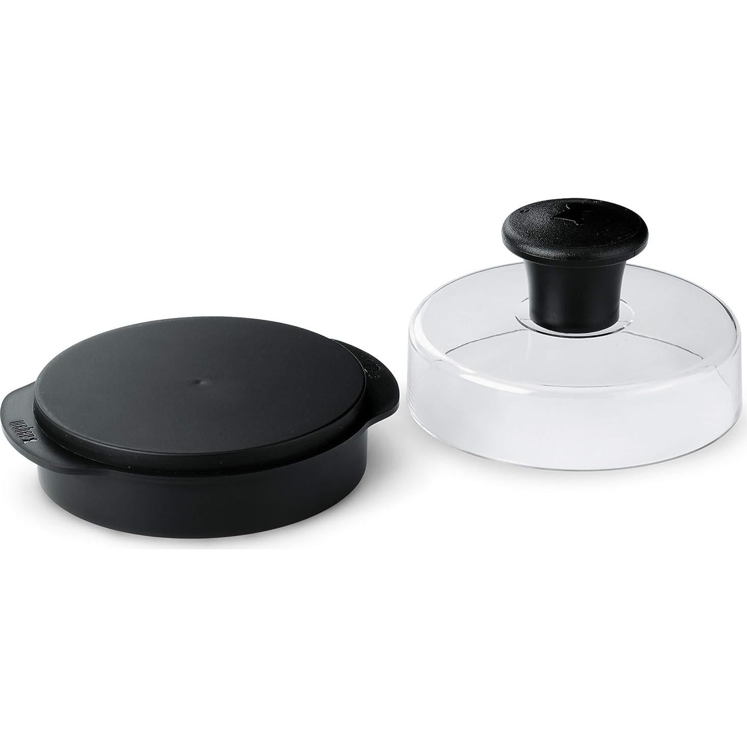 Prensa de Hamburguesas Weber 6483, Negra, 113g y 226g