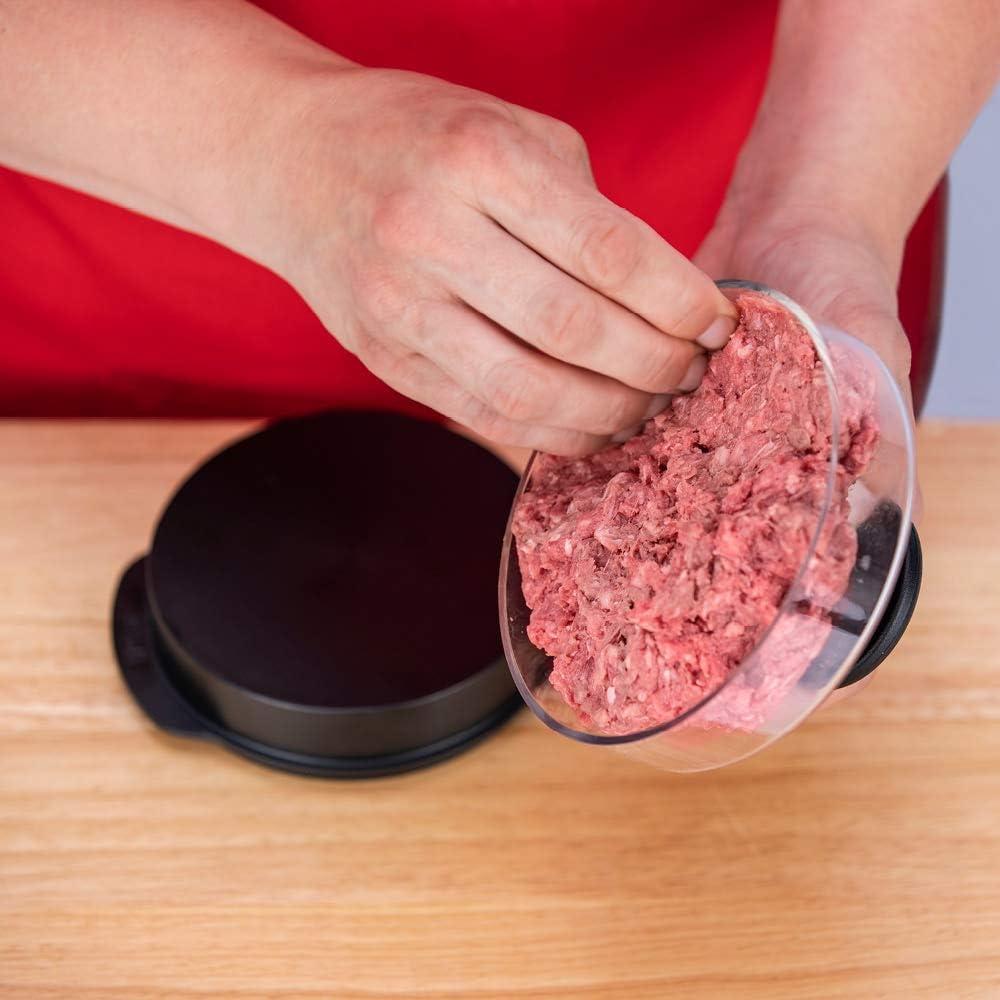 Prensa de Hamburguesas Weber 6483, Negra, 113g y 226g