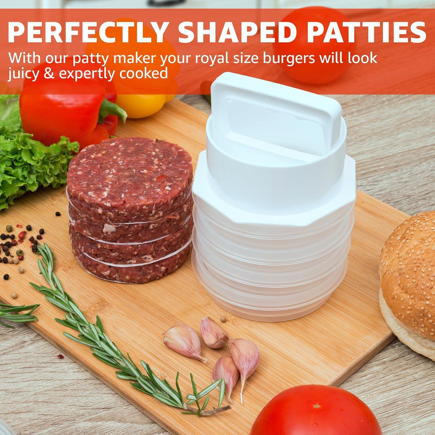 Prensa de Hamburguesas Mission Gallery - 6 Contenedores BPA Free