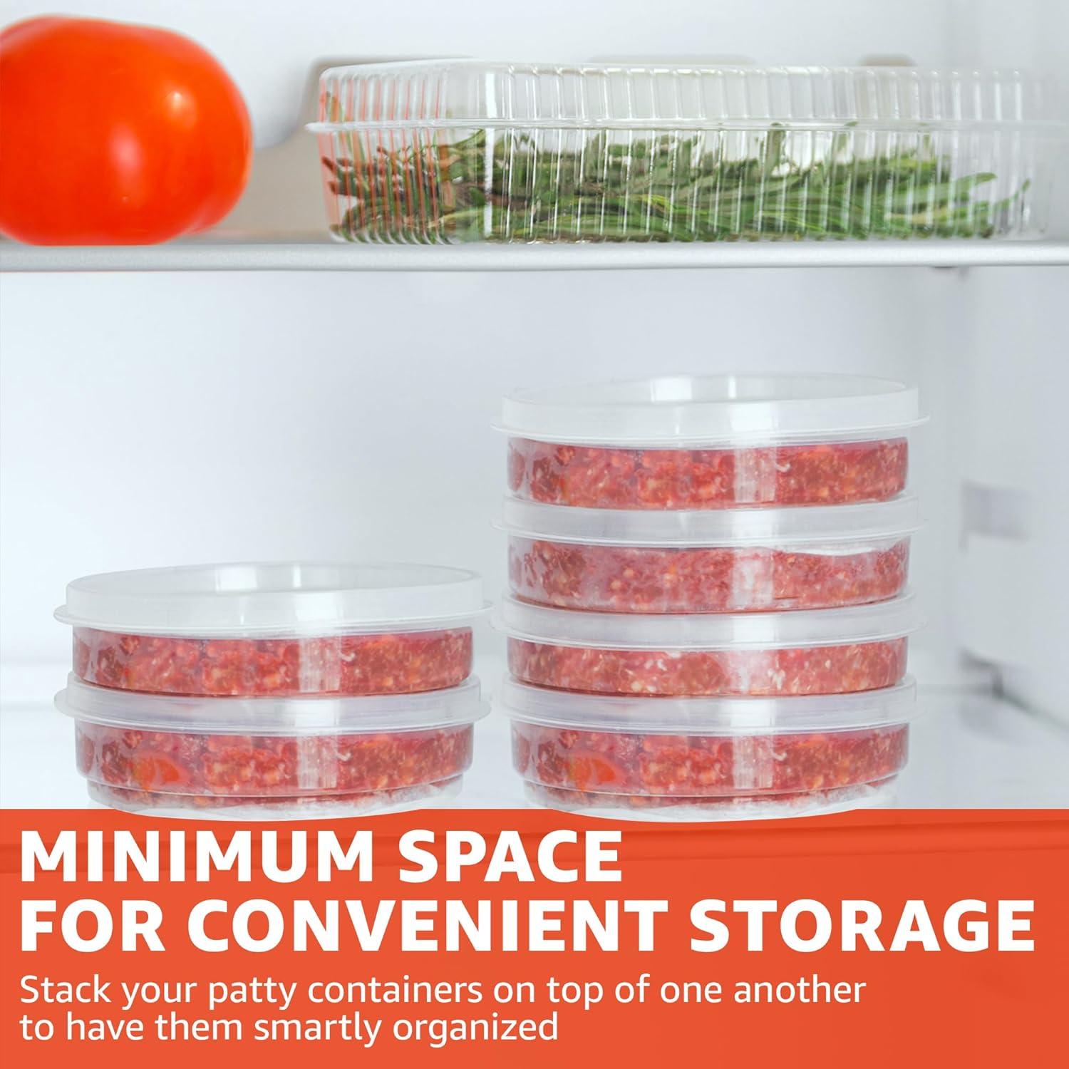 Prensa de Hamburguesas Mission Gallery - 6 Contenedores BPA Free