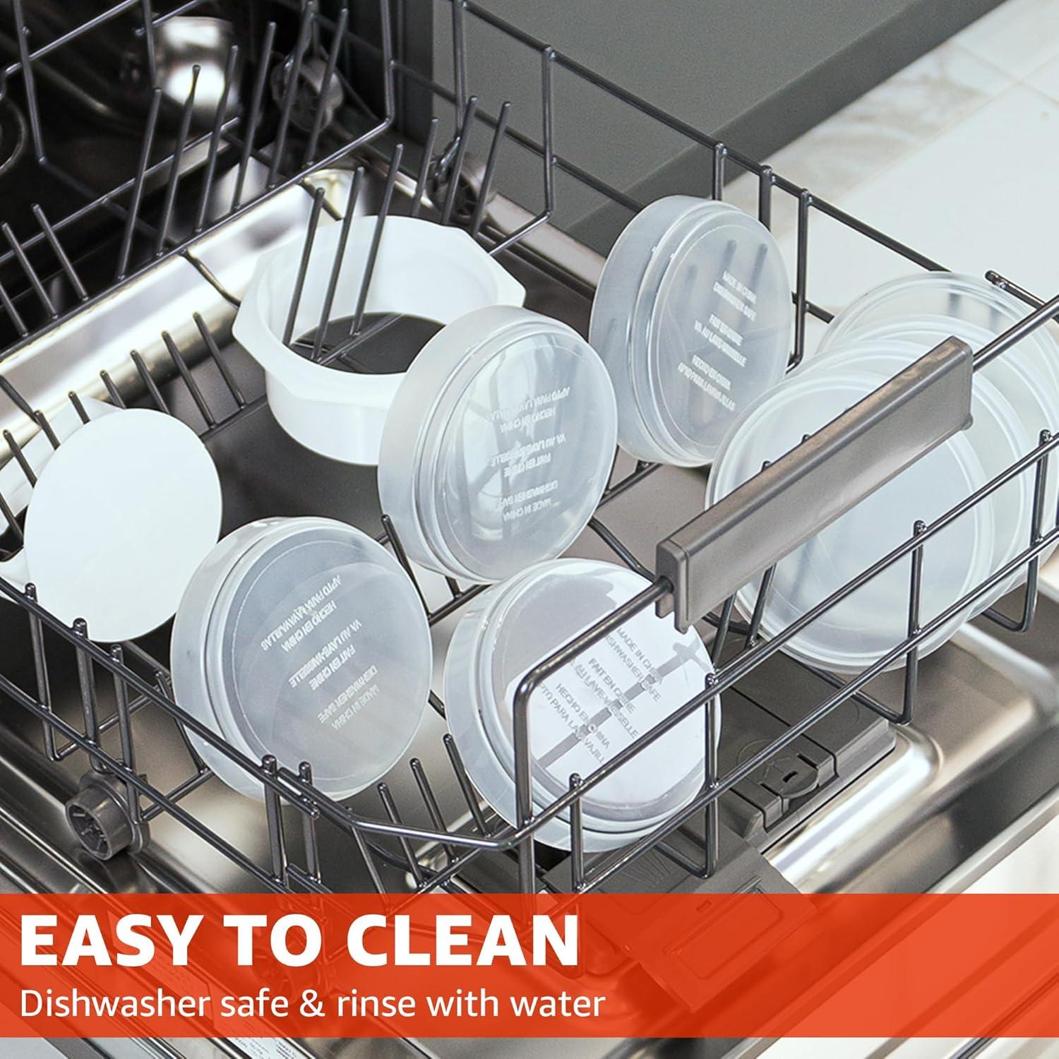 Prensa de Hamburguesas Mission Gallery - 6 Contenedores BPA Free