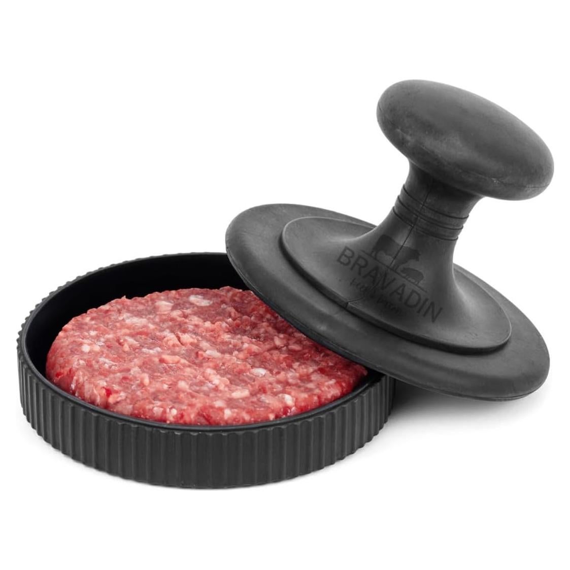 Prensa de Hamburguesas Silicona BRAVADIN 380g con 100 Papeles