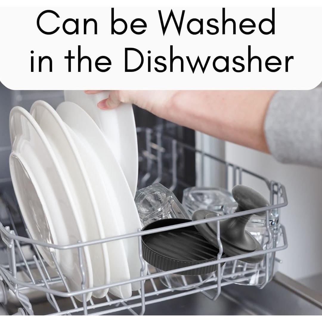 Prensa de Hamburguesas Silicona BRAVADIN 380g con 100 Papeles