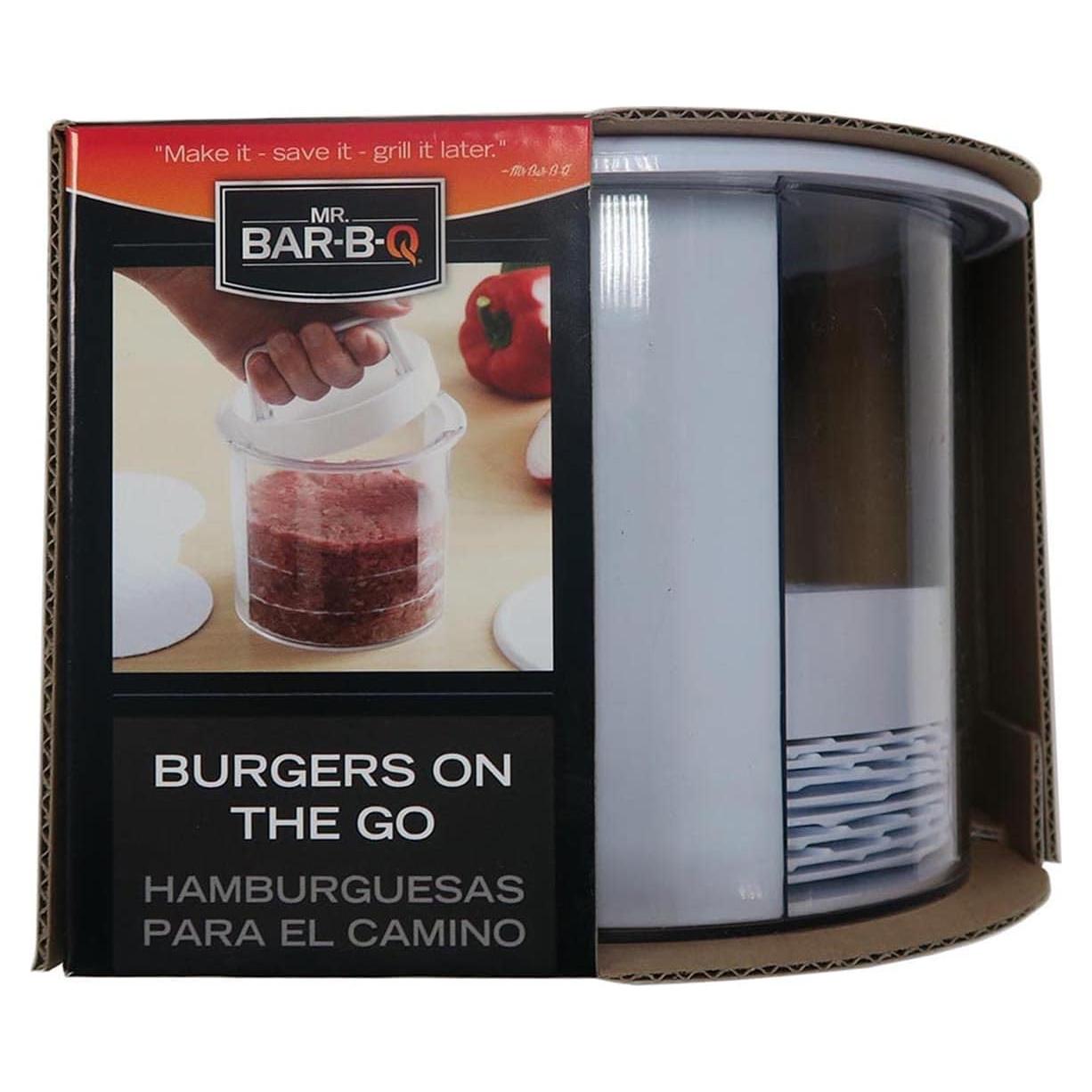 Prensa de Hamburguesas Mr. Bar-B-Q 12 Piezas Antiadherente