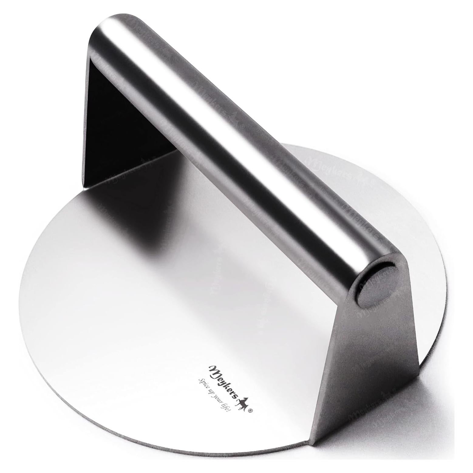 Prensador de Hamburguesas Meykers 15 cm Acero Inoxidable 304