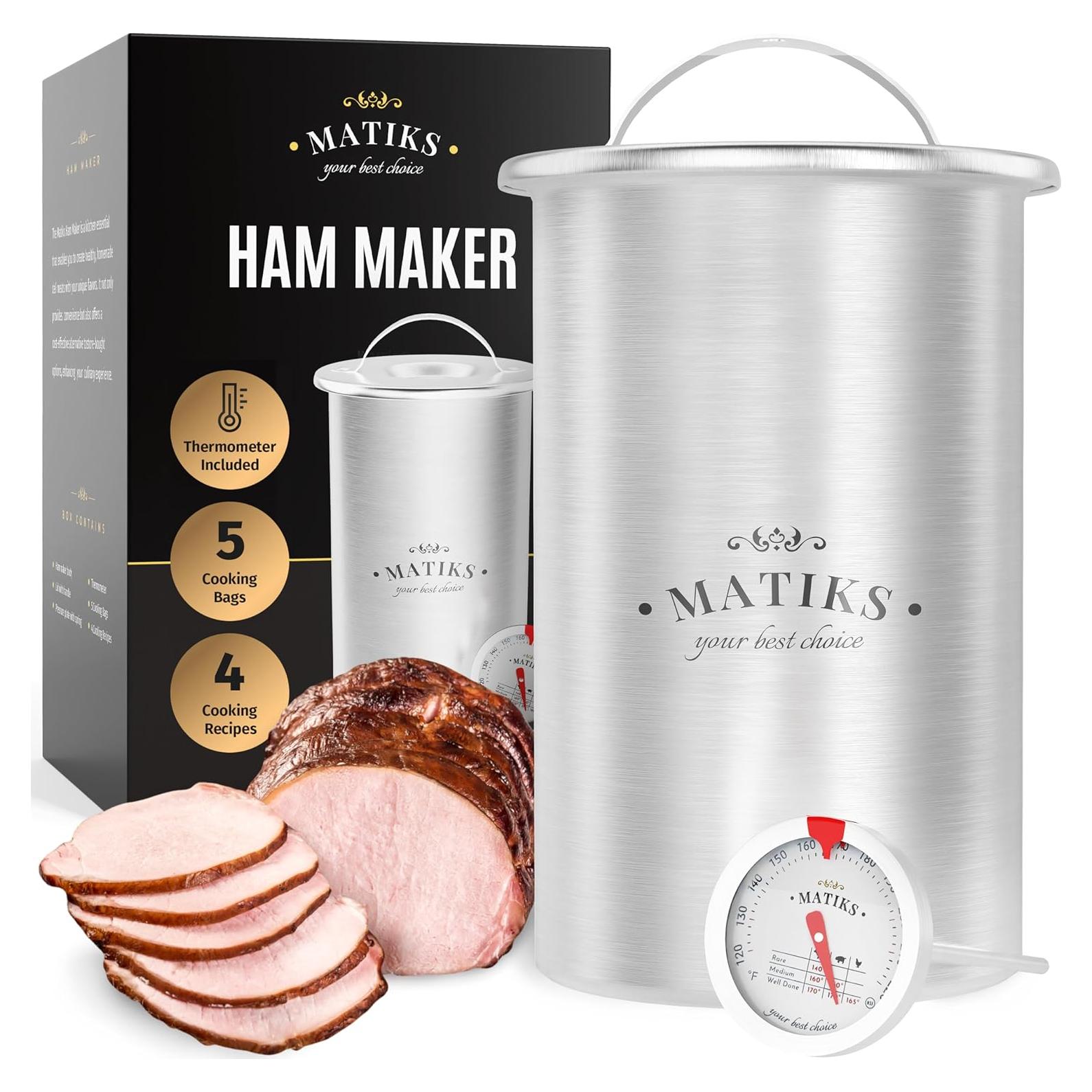 Molde de Prensa de Carne Matiks Acero Inoxidable 1.6L