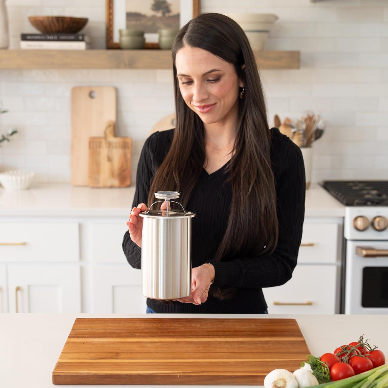 Molde de Prensa de Carne Oleex - Acero Inoxidable, 11.18x20.07cm