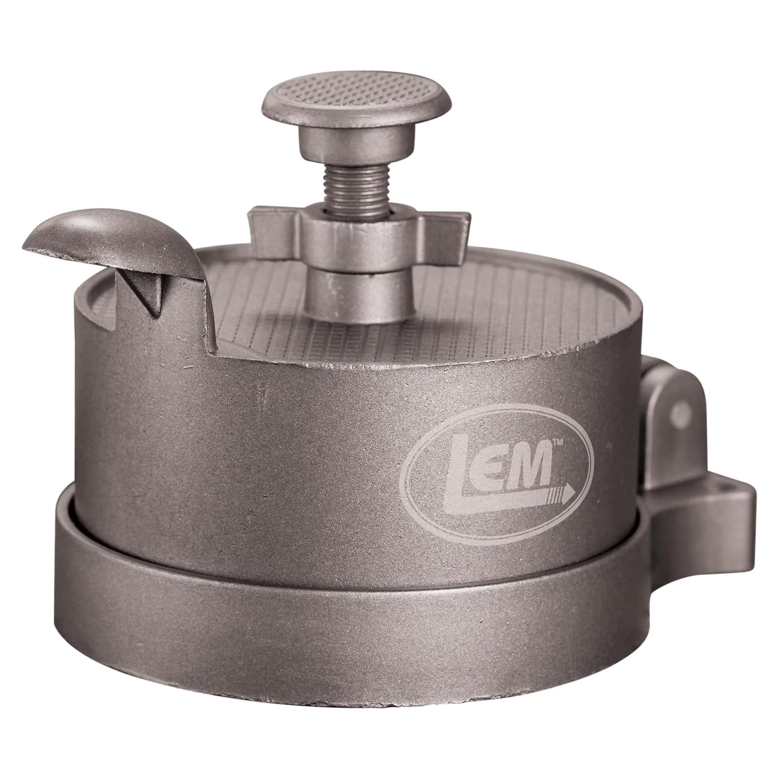 Prensa de Hamburguesas Ajustable LEM 534 Antiadherente 11.1 cm