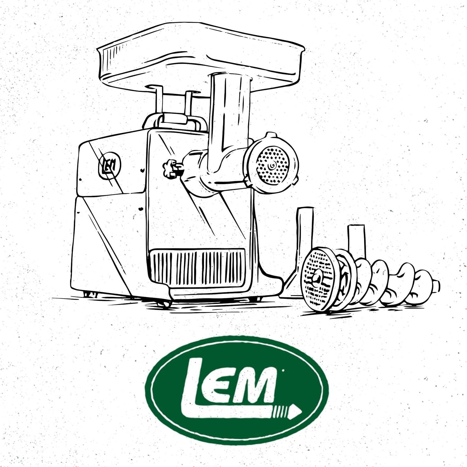 Prensa de Hamburguesas Ajustable LEM 534 Antiadherente 11.1 cm