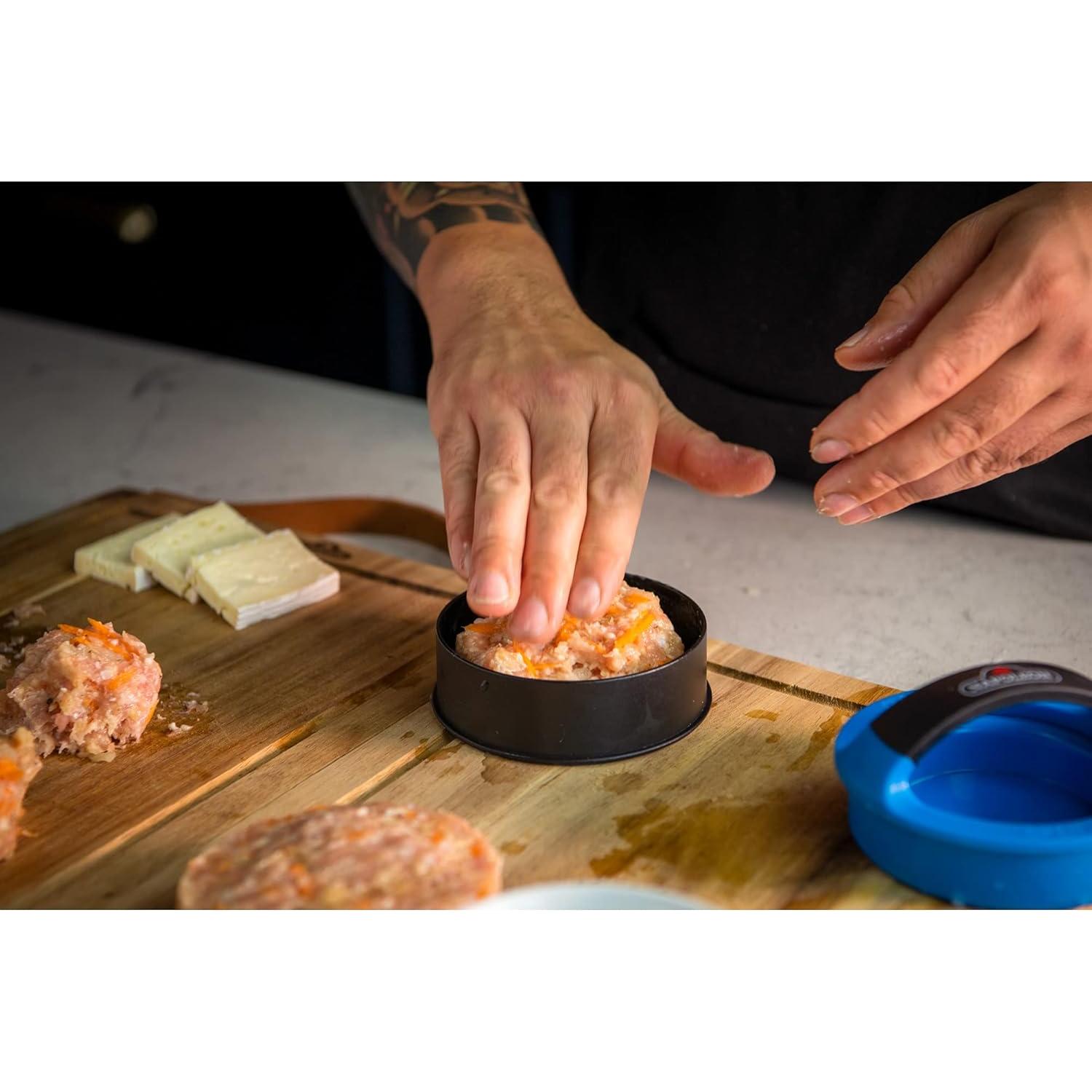 Kit de Prensa para Hamburguesas Gourmet Napoleon - Antiadherente