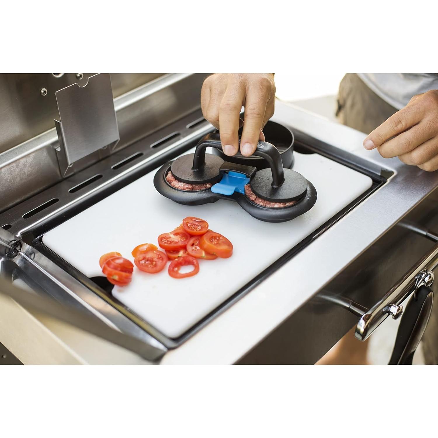 Kit de Prensa para Hamburguesas Gourmet Napoleon - Antiadherente