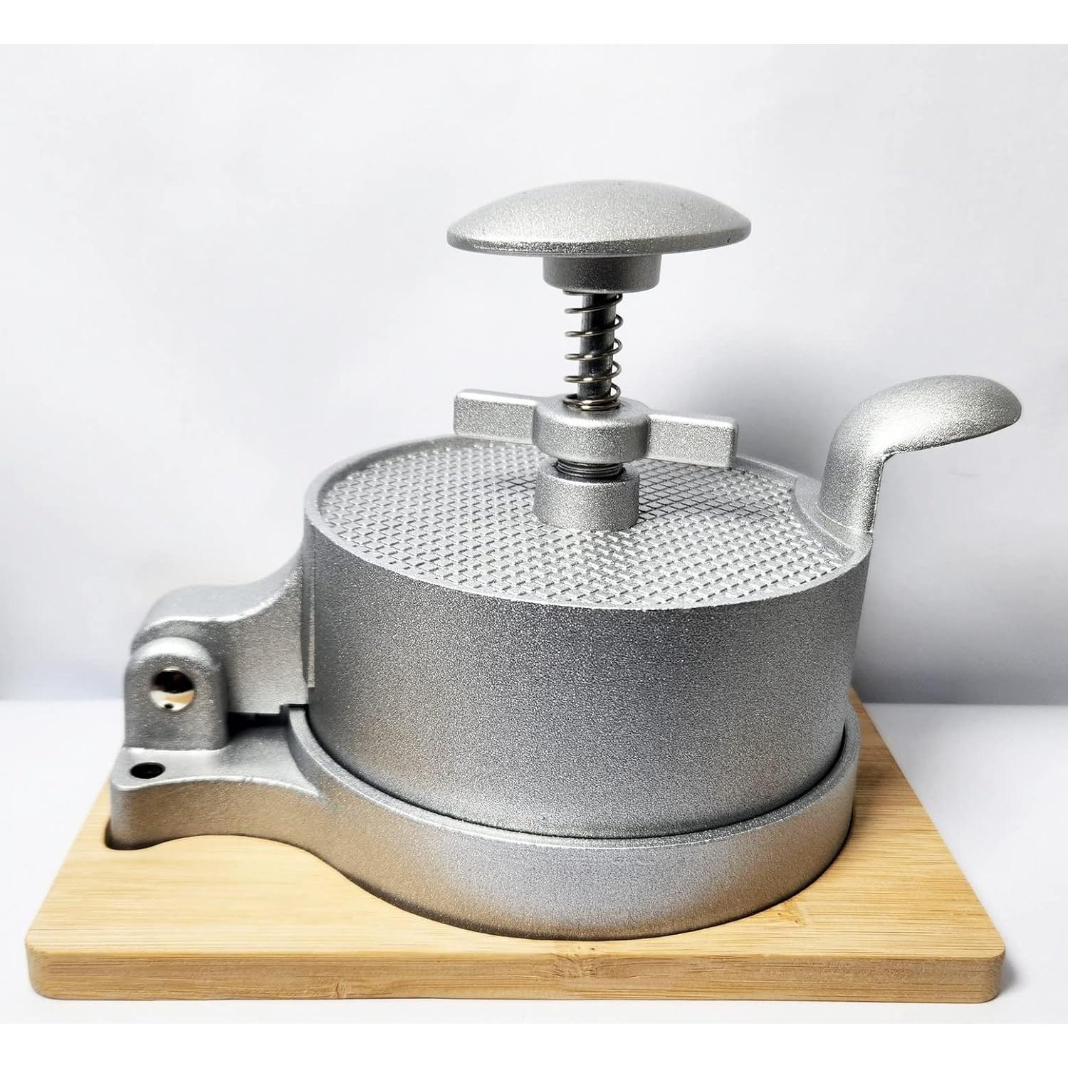 Prensa de Hamburguesas Laffeya Ajustable con Resorte 1.27 a 3.81 cm