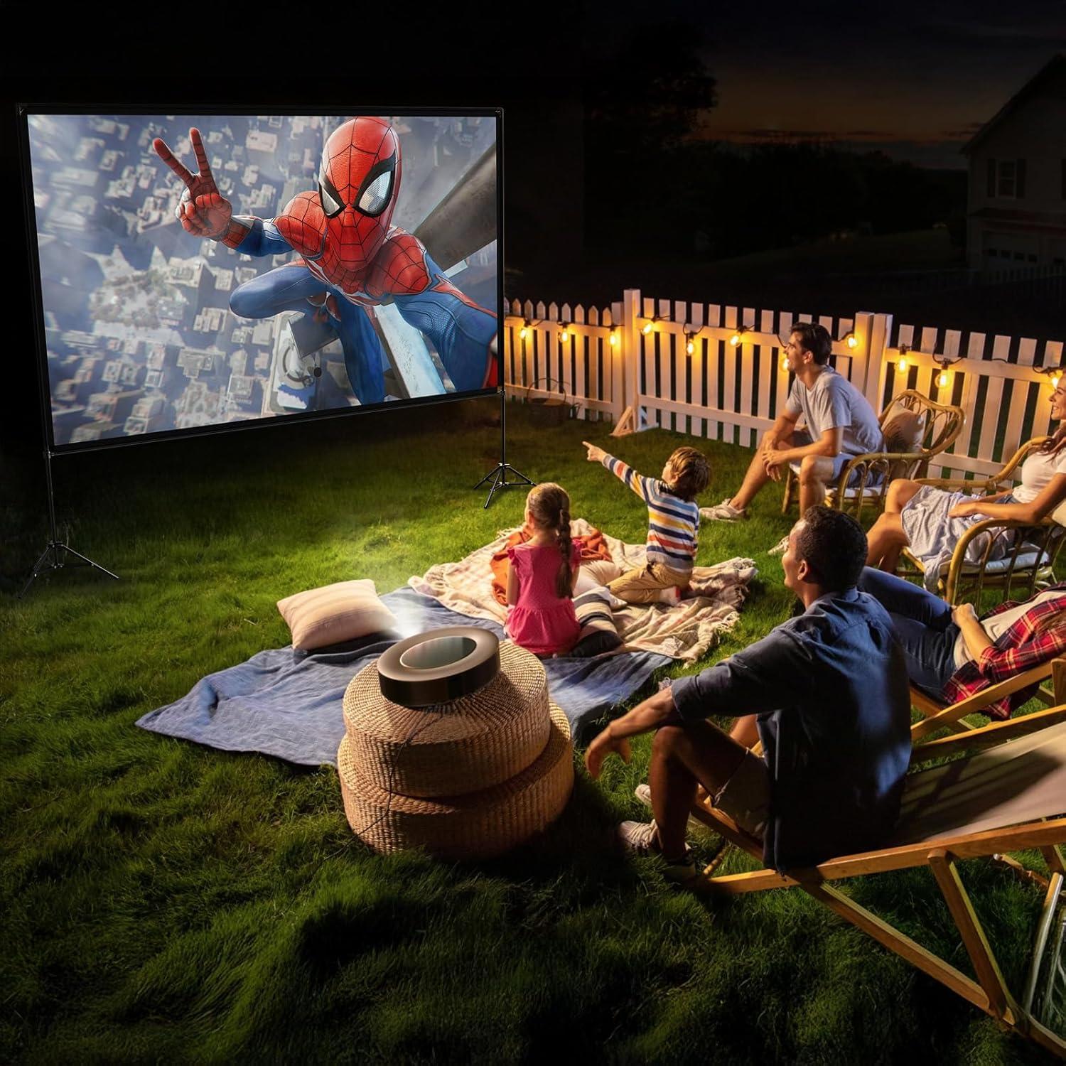 Pantalla de Proyector 120" Visulapex 4K HD Plegable Portátil