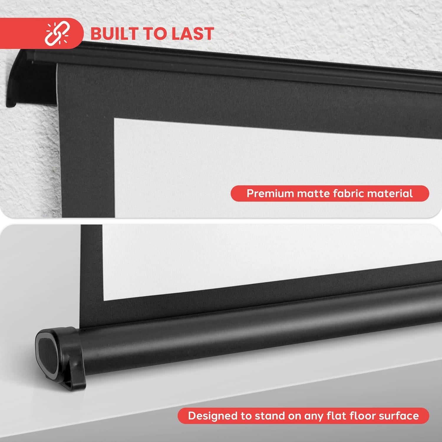 Pantalla de Proyector Portátil Pyle PRJTP46 40" Blanca