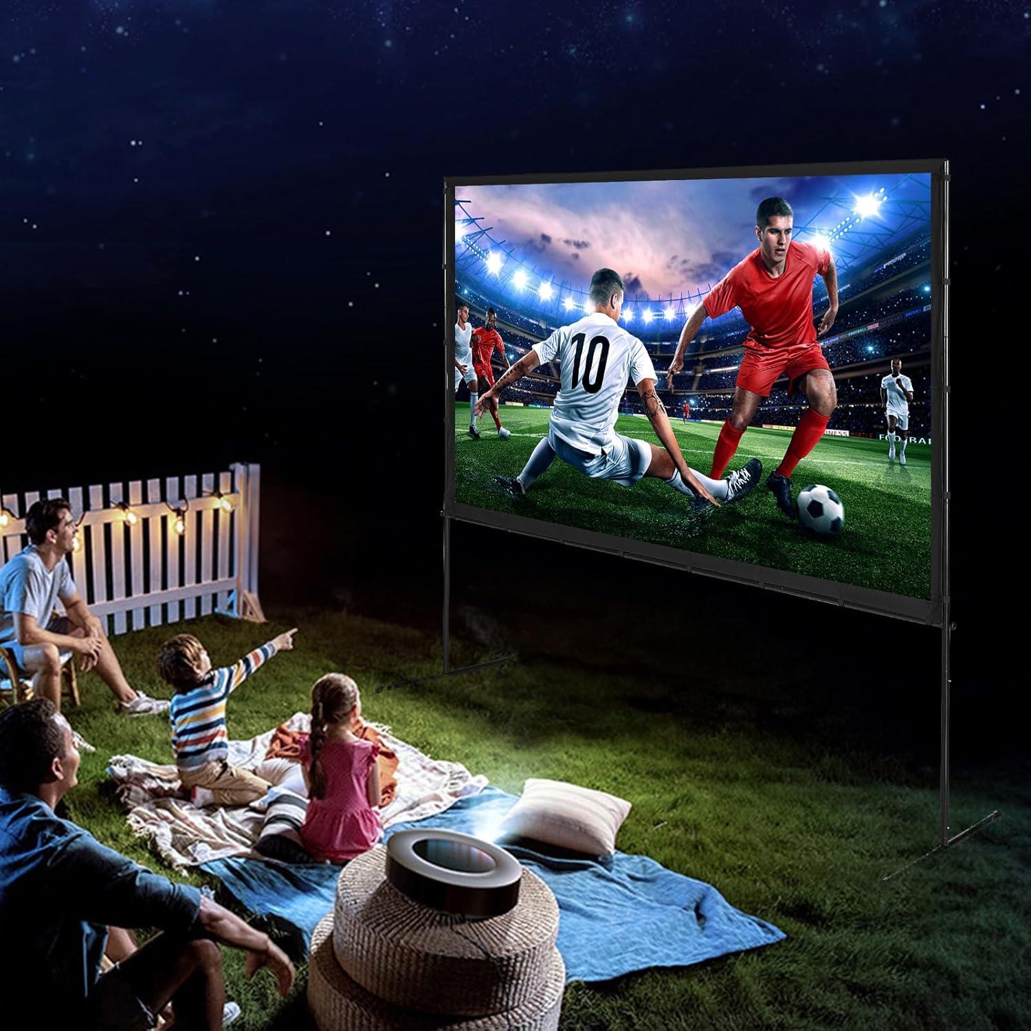 Pantalla de Proyector VEVOR 100" 16:9 HD con Soporte