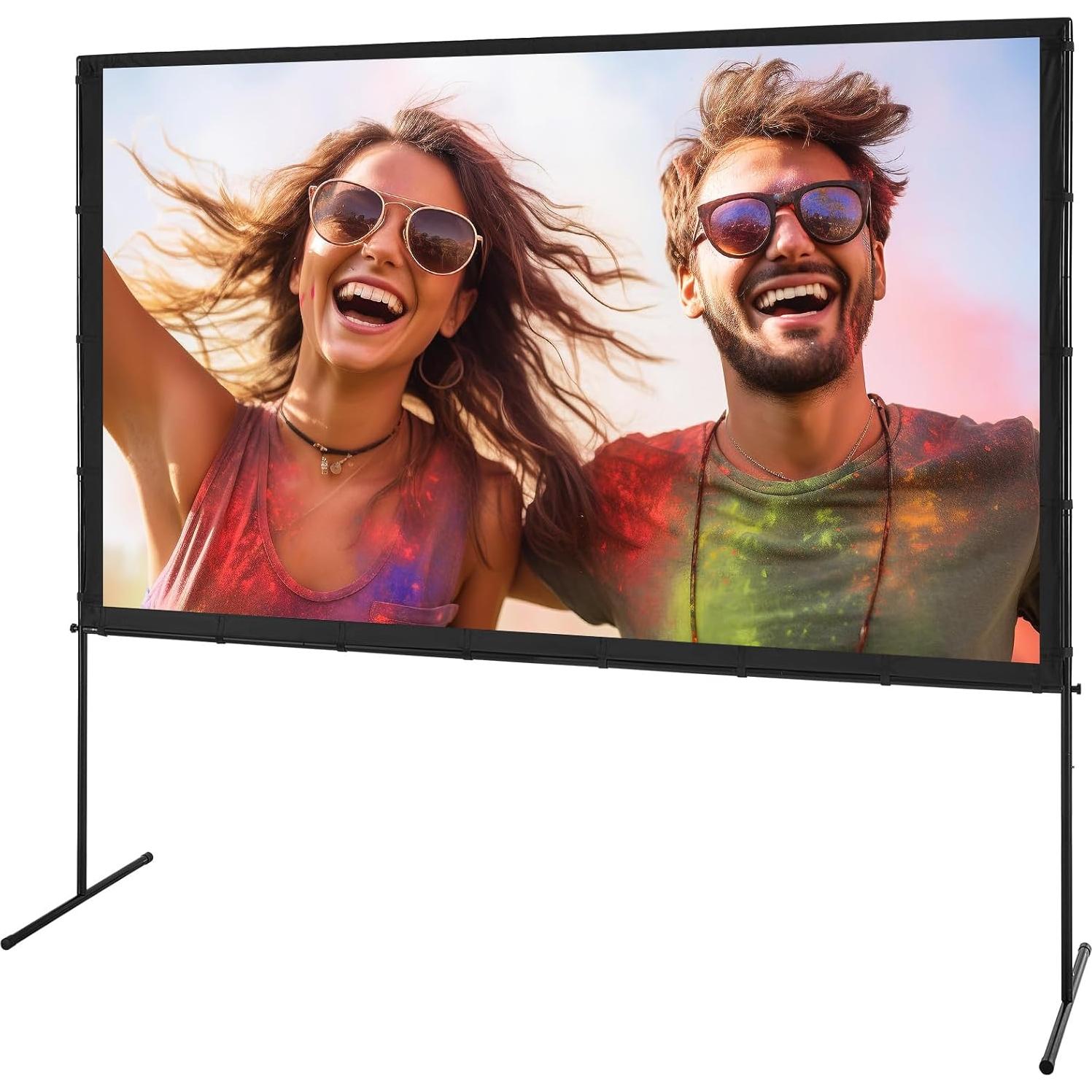 Pantalla de Proyector VEVOR 100" 16:9 HD con Soporte