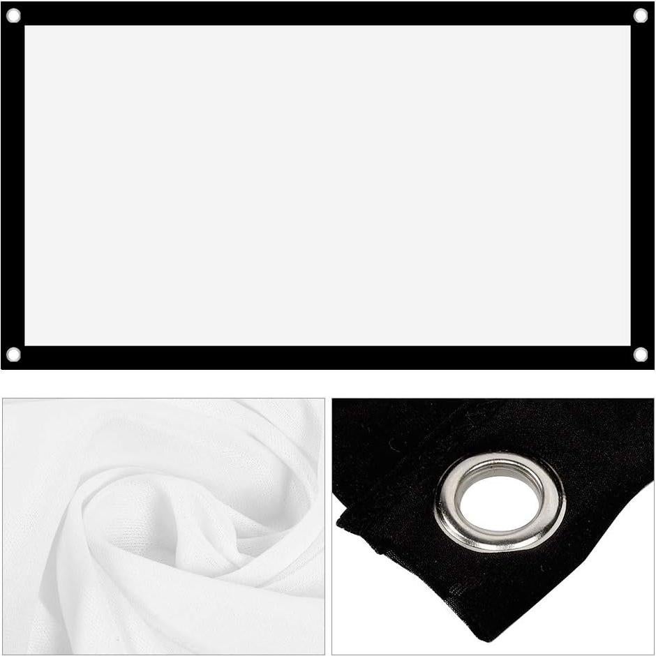 Pantalla de Proyección 102 cm VBESTLIFE Plegable y Portátil