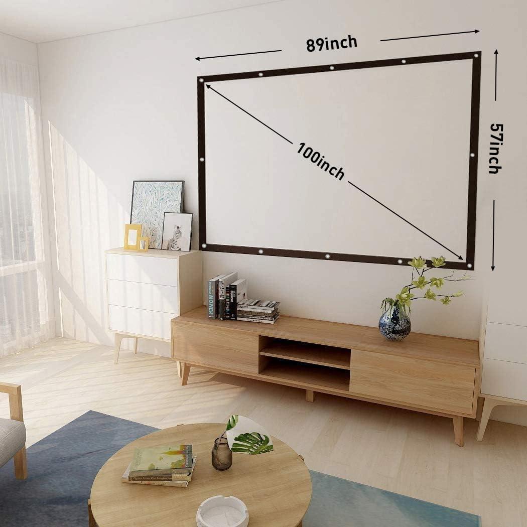 Pantalla de proyección NIERBO 100" 16:9 portátil sin arrugas