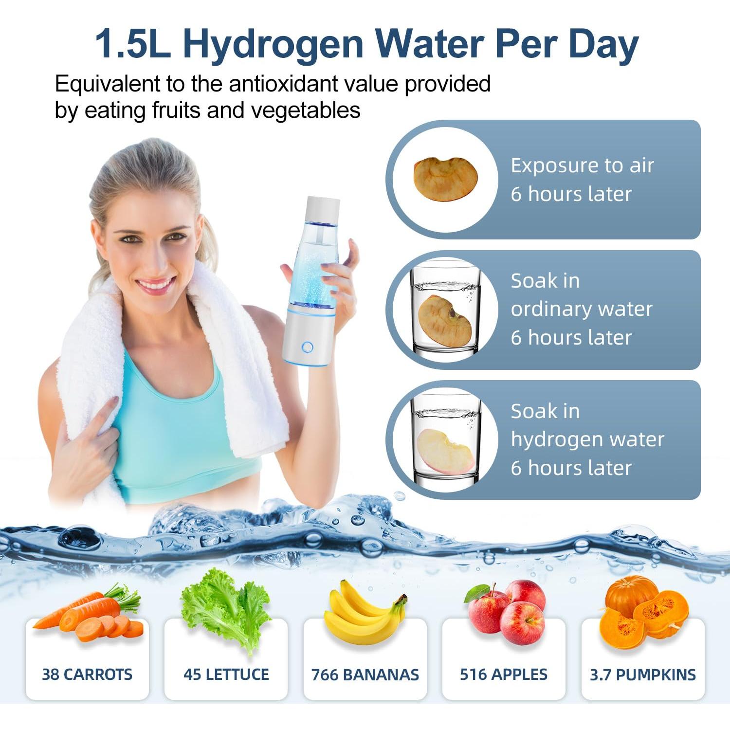 Generador de Agua Hidrogenada Koucen KC-306-W 5000PPB 3 en 1