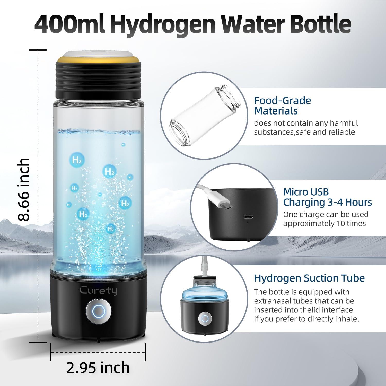 Botella de Agua de Hidrógeno Curety 303A 3 en 1 2300PPB