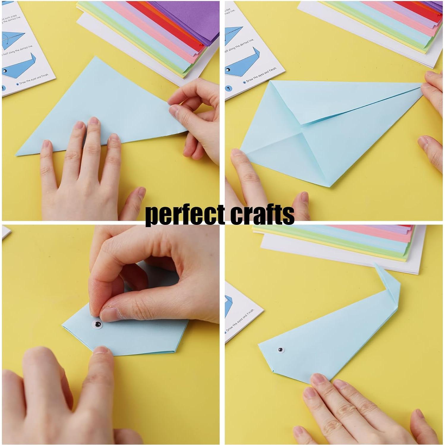 Kit de Origami Koogel 250 Hojas 15x15 cm para Niños y Adultos