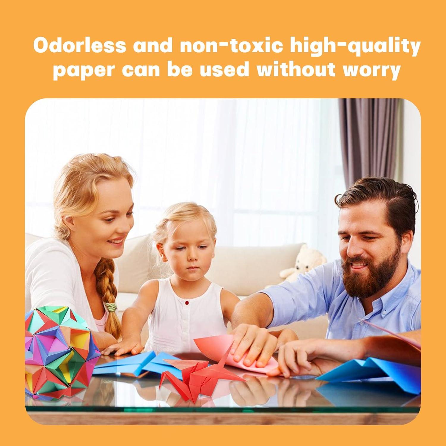 Papel de Origami Doble Cara Kyteazr 100 Hojas 15x15 cm